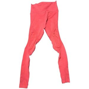 Alphalete Red Women’s Ribbed XS Leggings